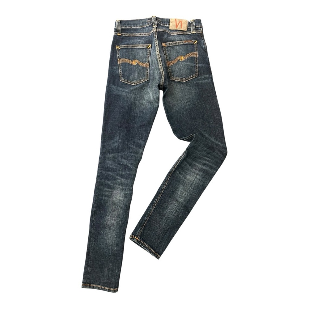 Nudie Jeans Men's Dark Blue Skinny Jeans 99% cotton 29/30